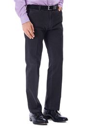 Longford  Autumn Stretch Cotton Charcoal Chino Trouser