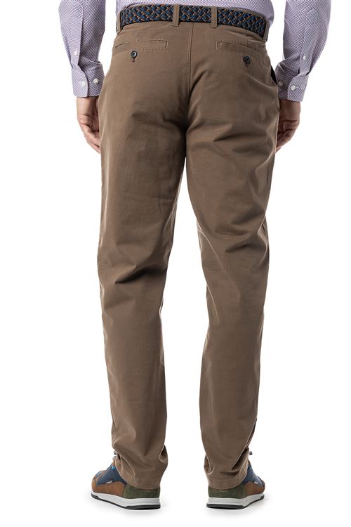 Romford Suede Stretch Cotton Chino Trouser