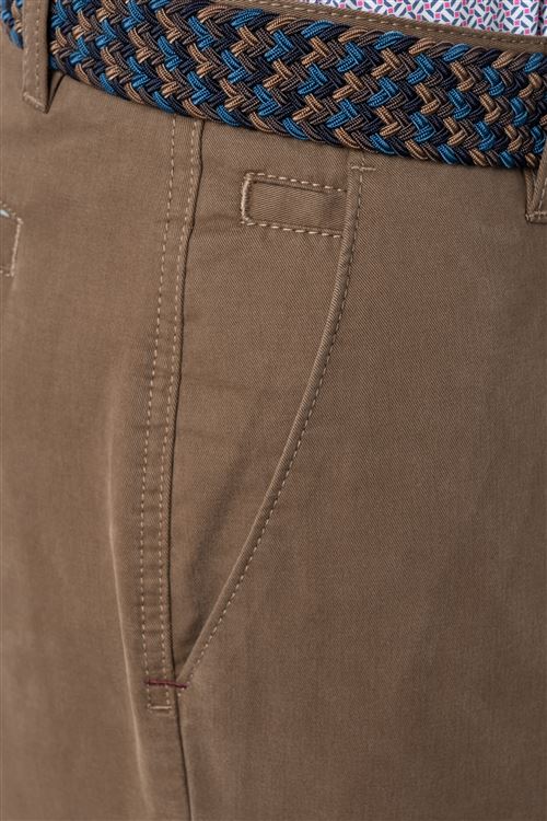 Romford Suede Stretch Cotton Chino Trouser