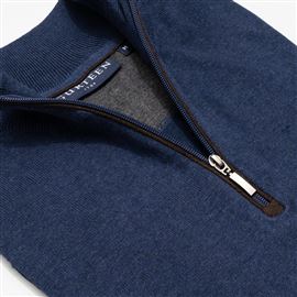 Norfolk Navy Cotton Jumper