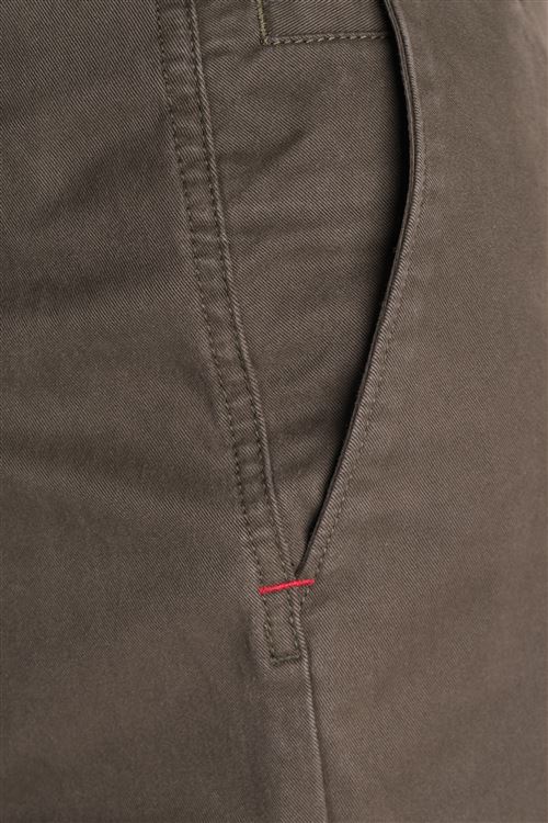 Fairfield Stretch Cotton Olive Chino Trouser