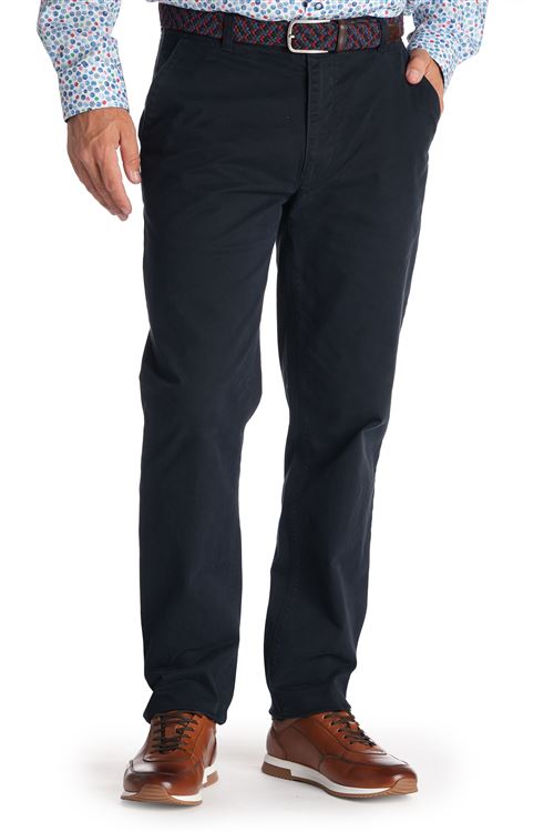 Fairfield Stretch Cotton Navy Chino Trouser