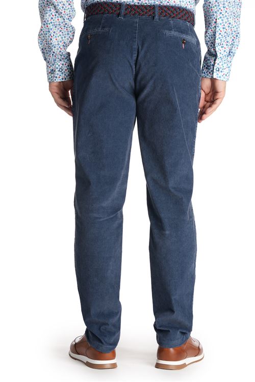 Radford Dark Blue Stretch Needle Cord Trouser