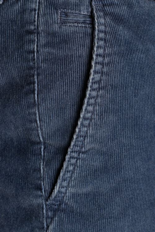 Radford Dark Blue Stretch Needle Cord Trouser