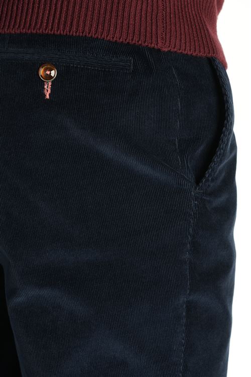 Radford Navy Stretch Needle Cord Trouser