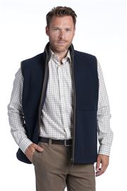 Gateside Navy Fleece Gilet