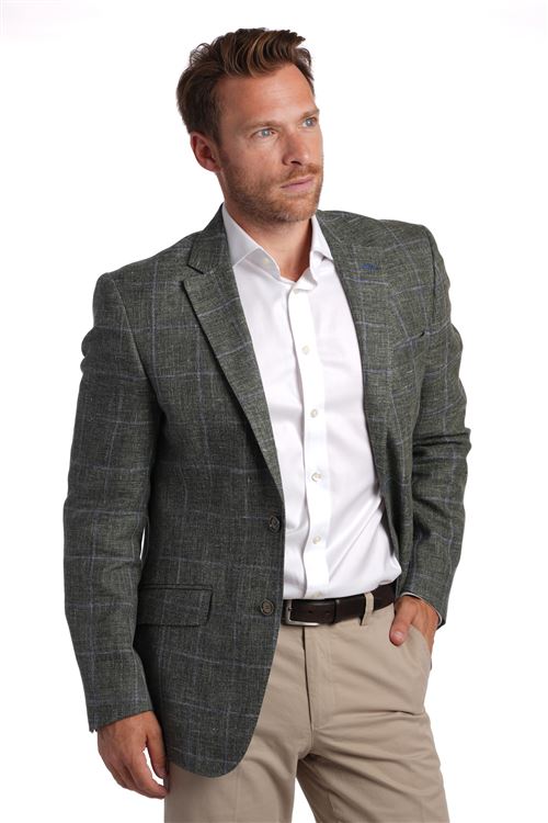 Pisa Spring Olive Check Jacket