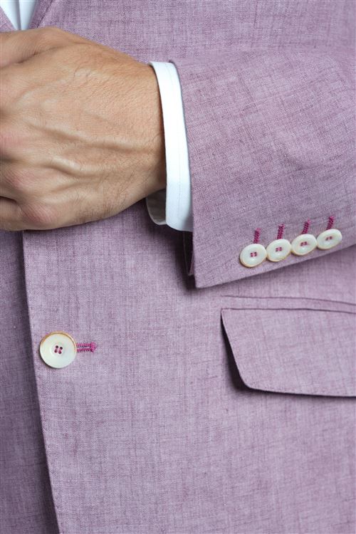 Como Lilac Melange Linen Jacket